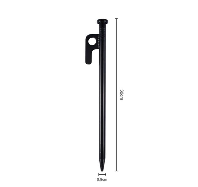 Picchetti da tenda 8 pezzi, picchetti di fissaggio da 30 cm, picchetti da campeggio con ganci e levachiodi, picchetto di fissaggio per tenda (nero) | Leroy Merlin Picchetti da tenda 8 pezzi, picchetti di fissaggio da 30 cm, picchetti da campeggio con ganci e levachiodi, picchetto di fissaggio per tenda (nero) | Leroy Merlin