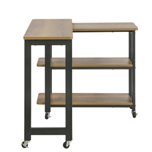 Table Pliante Avec Roulettes 120x58x75 Cm - Blanche, Neuf, Bureau D'appoint