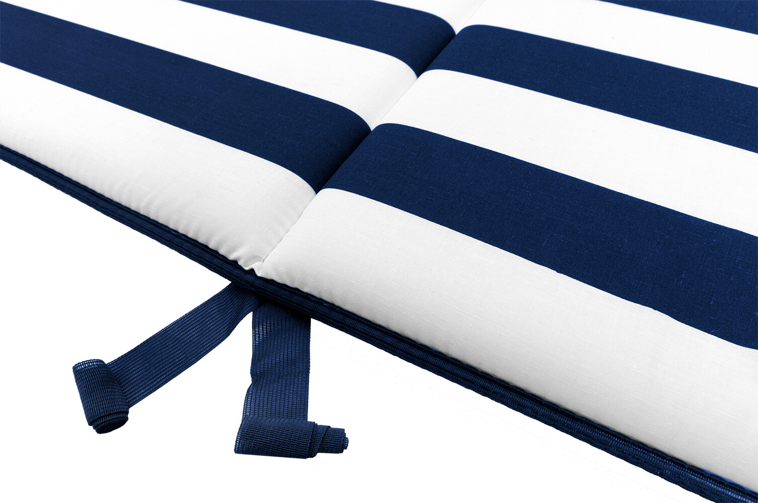 Coussin de Transat Pliant Douce Housse de Place Chaise longue Motif rayé Bleu - 4