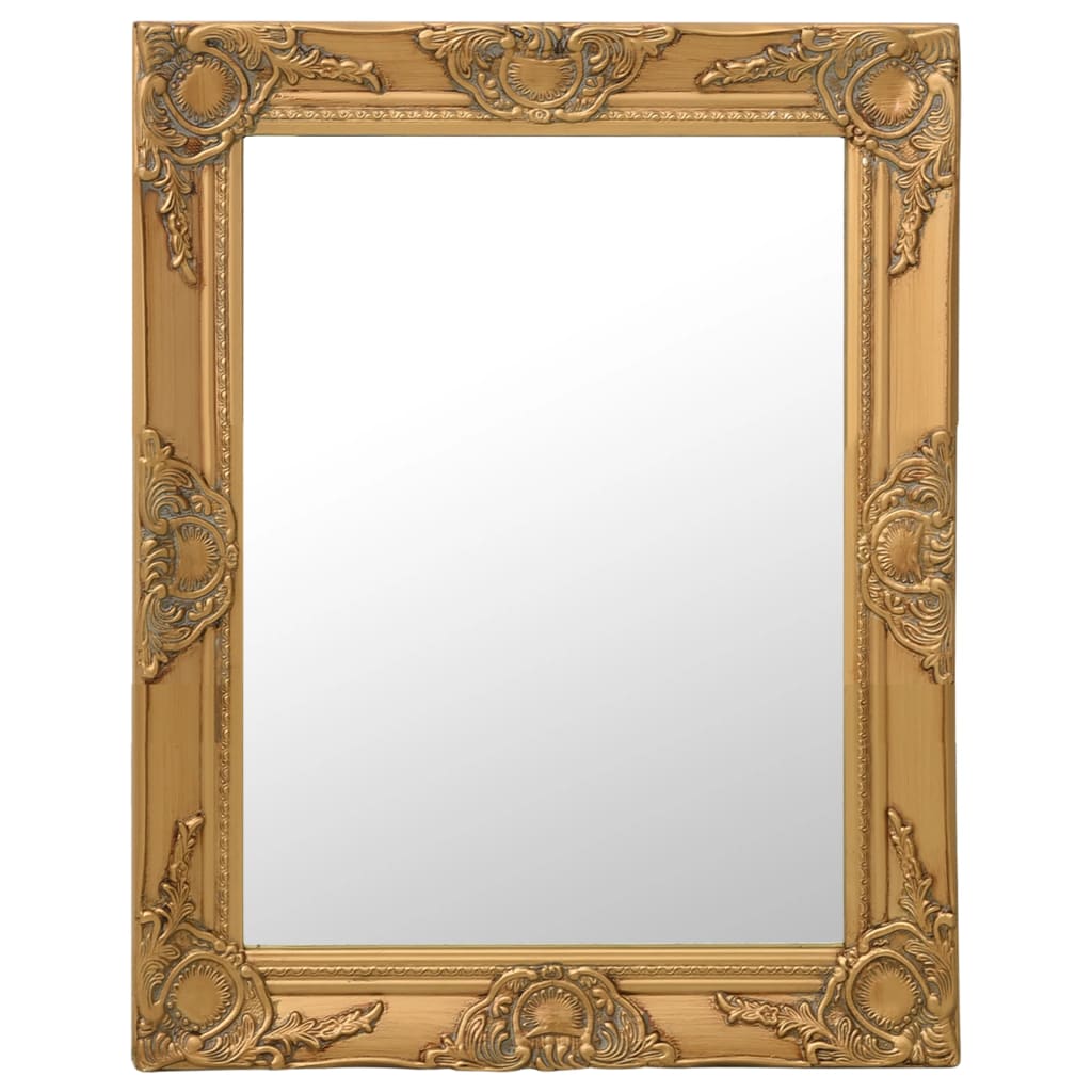 Miroir mural Doré 35x80 cm Ovale