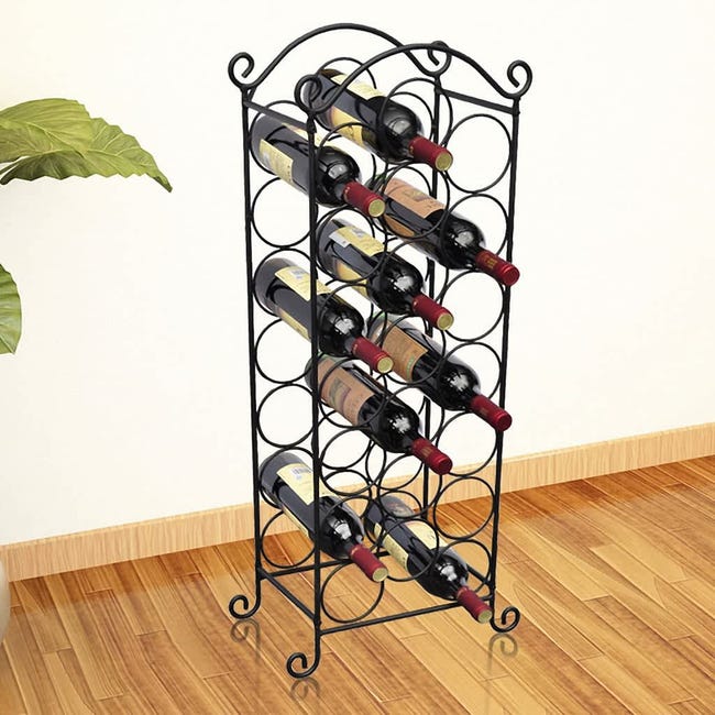 Portabottiglie da parete 3 pezzi, portabottiglie a spirale, espositore per bottiglie di vino rosso, per bar, ristorante, festa | Leroy Merlin Portabottiglie da parete 3 pezzi, portabottiglie a spirale, espositore per bottiglie di vino rosso, per bar, ristorante, festa | Leroy Merlin