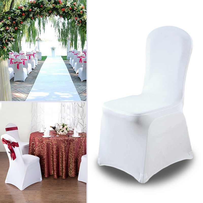 Pack 20 Fundas Para Sillas Plegables Impermeables - Elastano Burdeos, Elásticas, Para Bodas Y Eventos