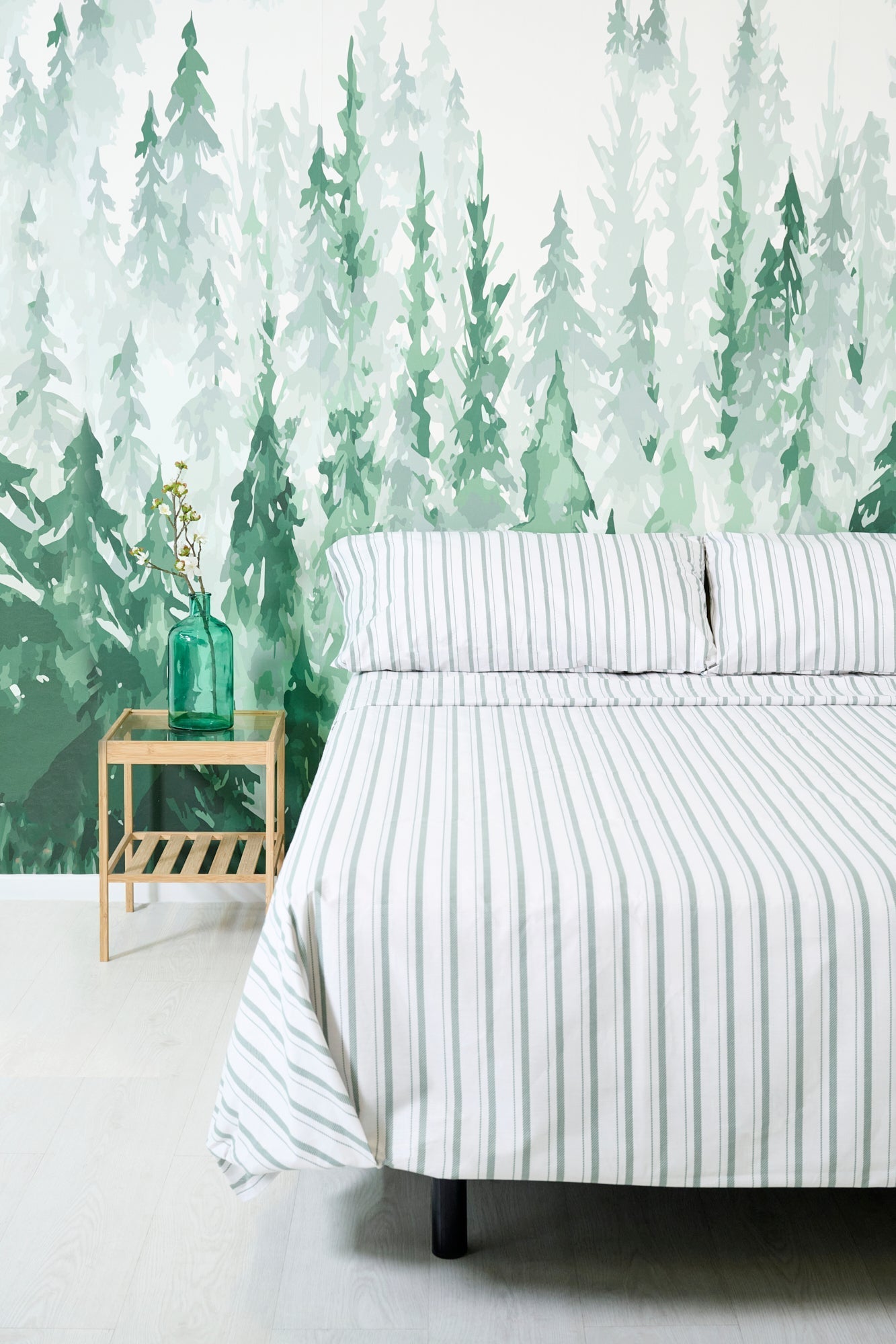 Ensemble de draps Raya Verde 3 pc 160x200 (Lit 160) Vert - 3