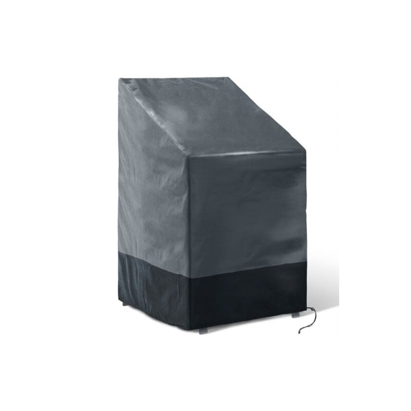 Zestaw 2 pokrowców na 4 do 6 składanych krzeseł ogrodowych, wymiary 70 x 70 x 120 cm, wodoodporne pokrowce na składane krzesła