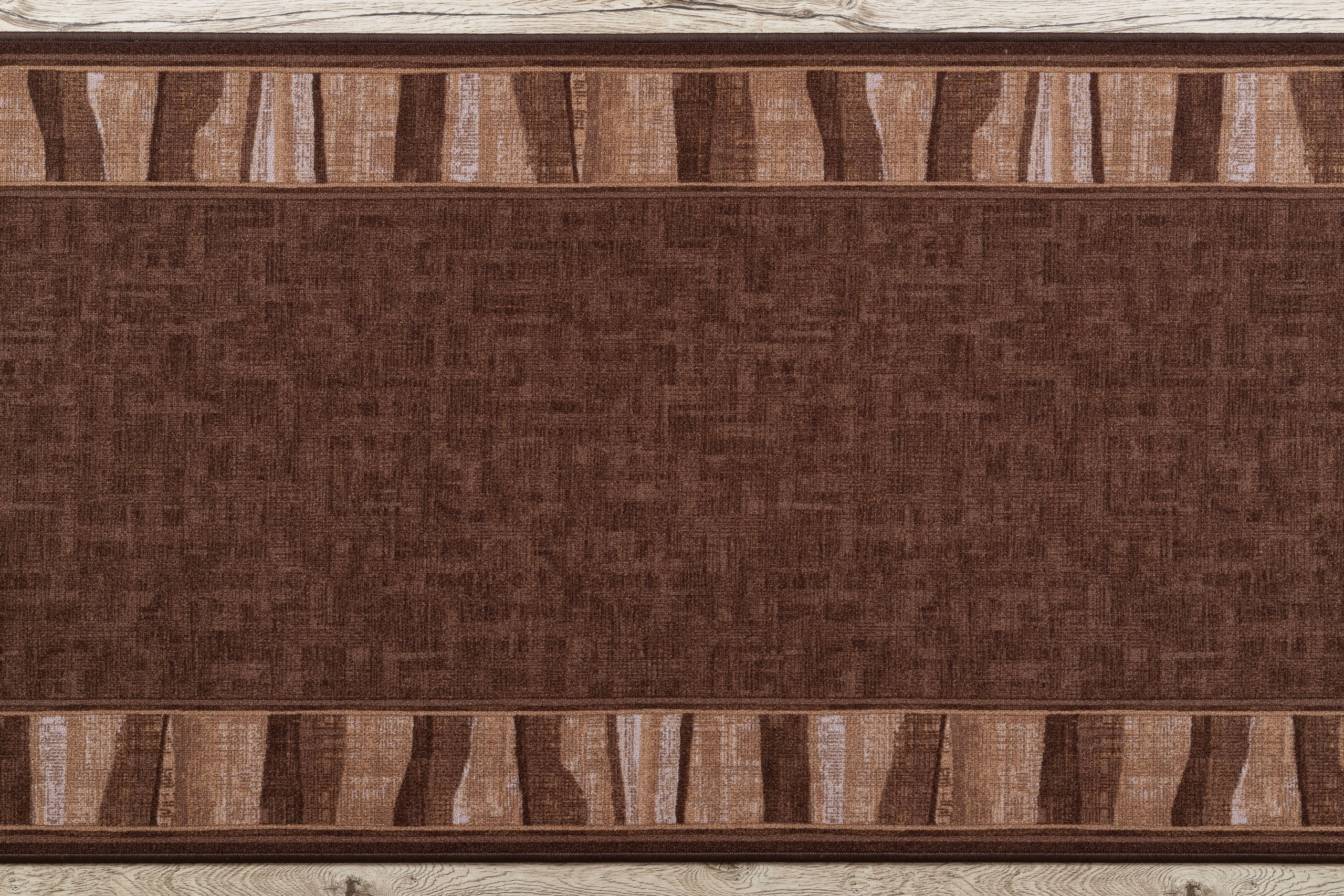 CHODNIK podgumowany LINEA brąz 100cm 100x130 cm - 5