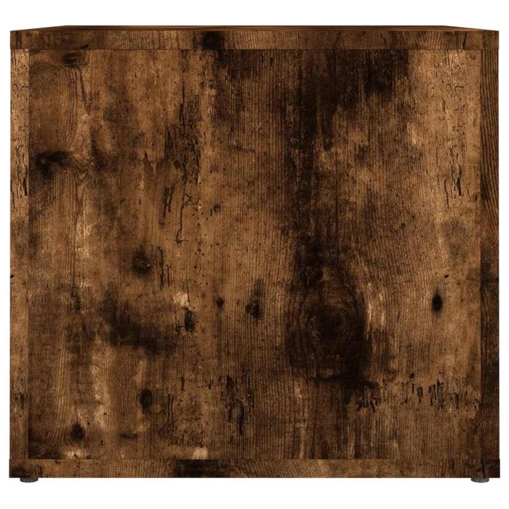 Maison Exclusive - Table de chevet Chêne fumé 41x40x36 cm Bois d'ingénierie - 6
