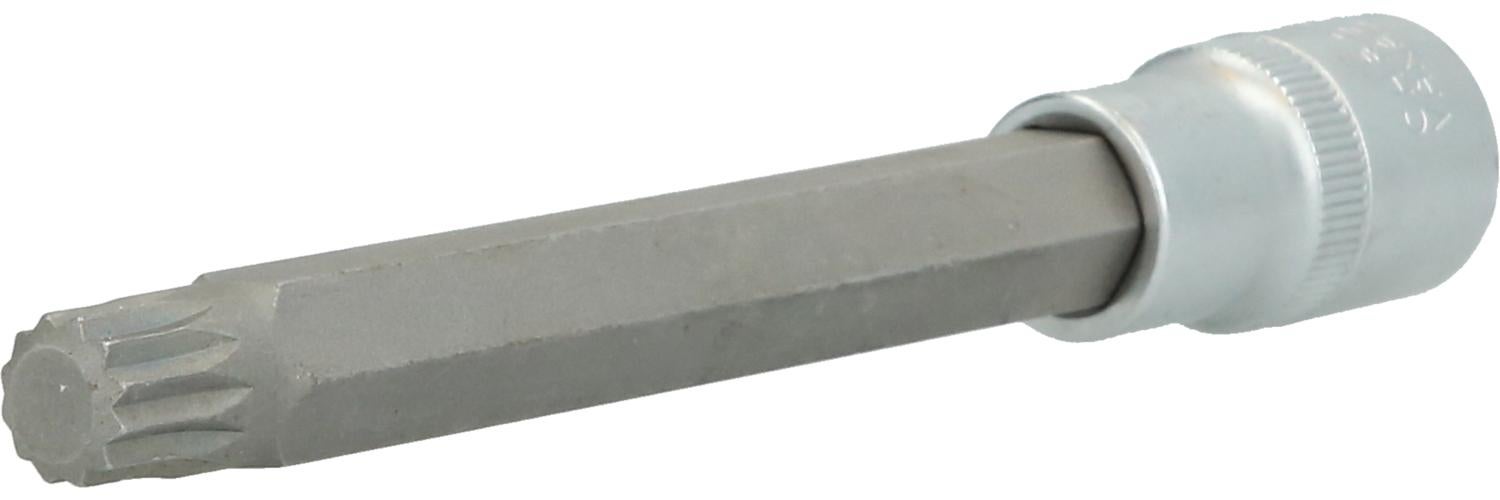 BRILLIANT TOOLS BT022955 Bussola a inserto millerighe 1/2", lunga 140 mm, M12 [Powered by KS TOOLS]