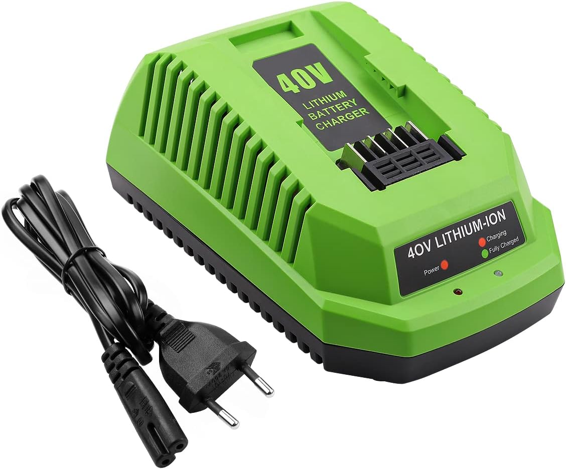 Odpowiednia ładowarka 40V do Greenworks 40V Ładowarka G40C do urządzeń i akumulatorów z serii Greenworks 40V