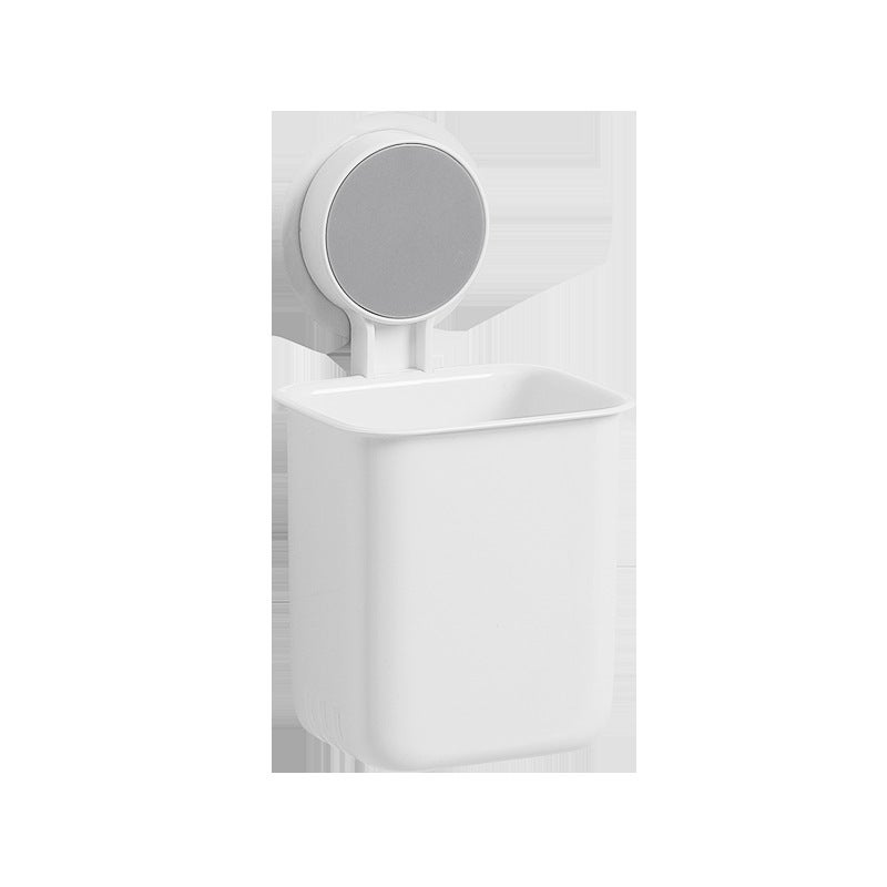 2PCS Support de Rangement pour Brosse à Dents Mural Porte Brosse a Dent et Dentifrice Range Brosse a Dent Electrique Support Brosse a Dent,Blanc - 2