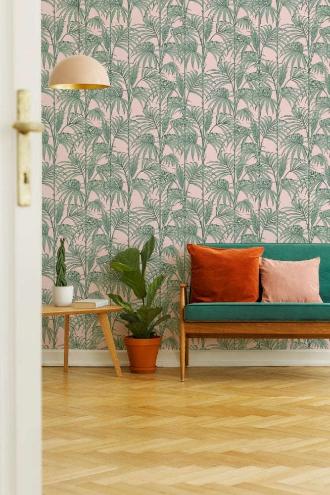 Honolulu Papel pintado 1005 x 52cm Rosa | Leroy Merlin