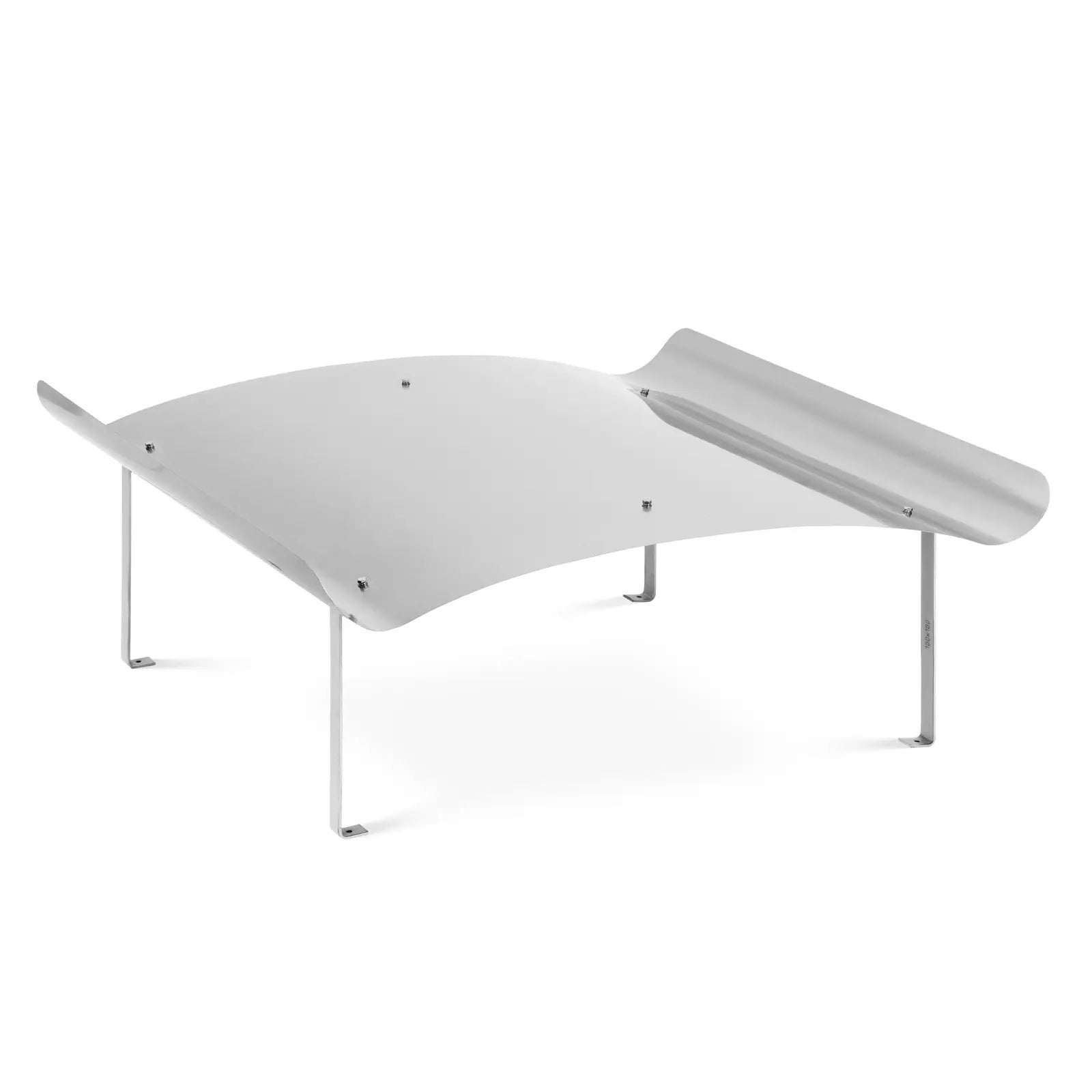 Remate de chimenea de acero inoxidable 100 x 100 x 40 cm acero inoxidable plateado 14_0008588