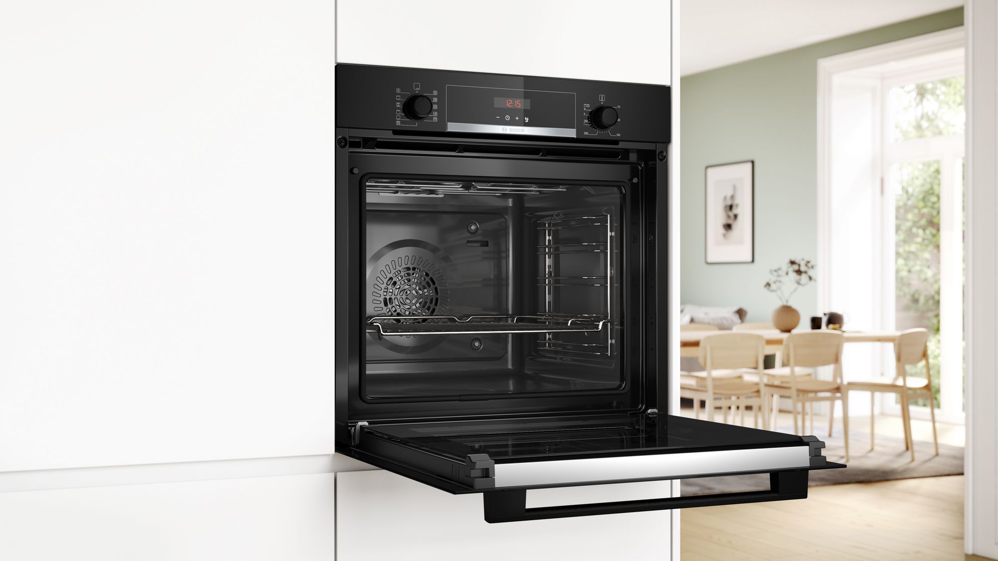 Bosch Serie 4 HBA574BB3 four 71 L 3600 W Noir - 5