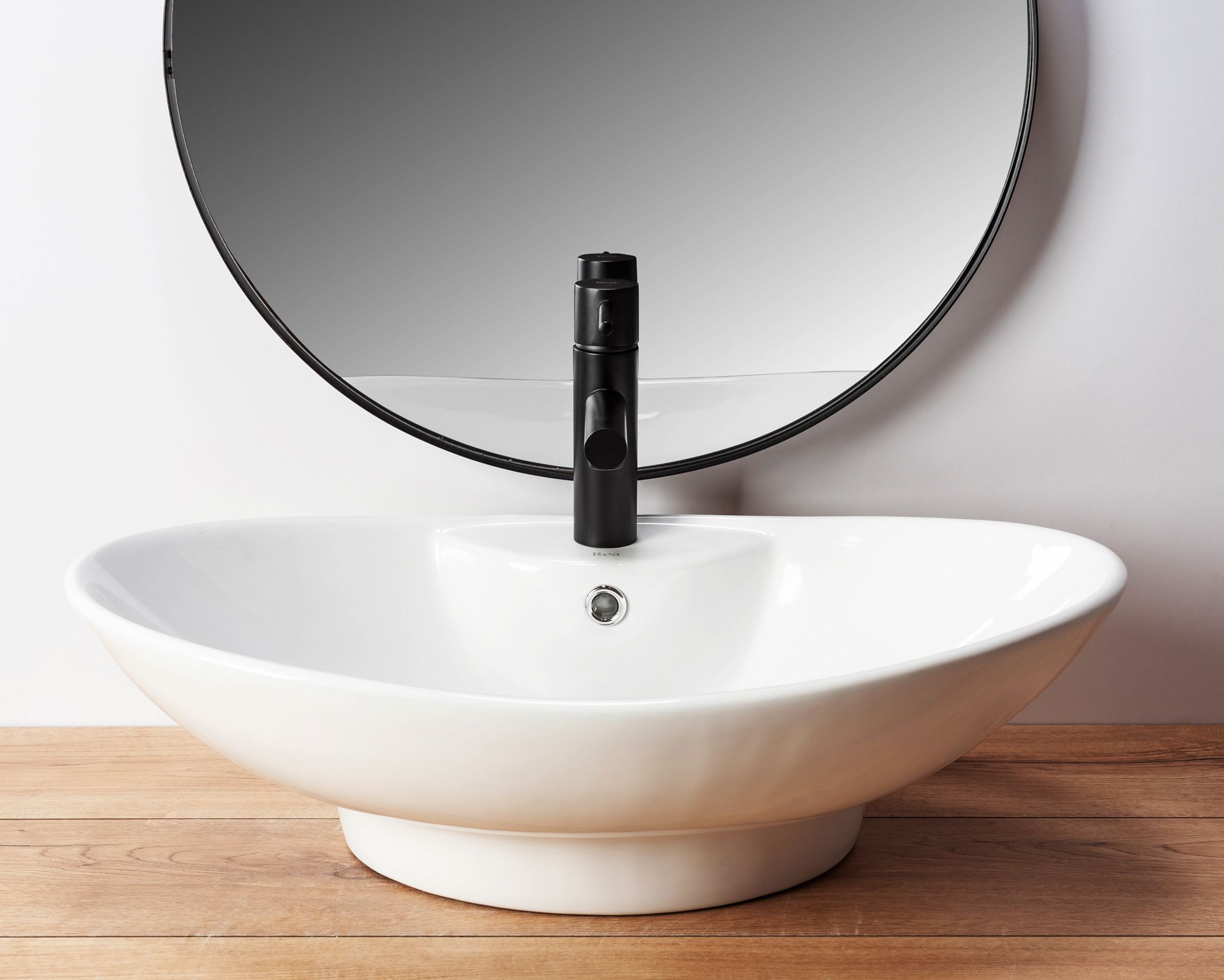 Umywalka Nablatowa Rea Rosa Biały 66 X 44 - 5