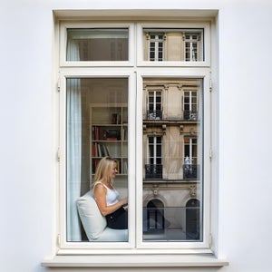 Laughhe Film Fenetre Electrostatique Vitre Anti Regard, Décoratif