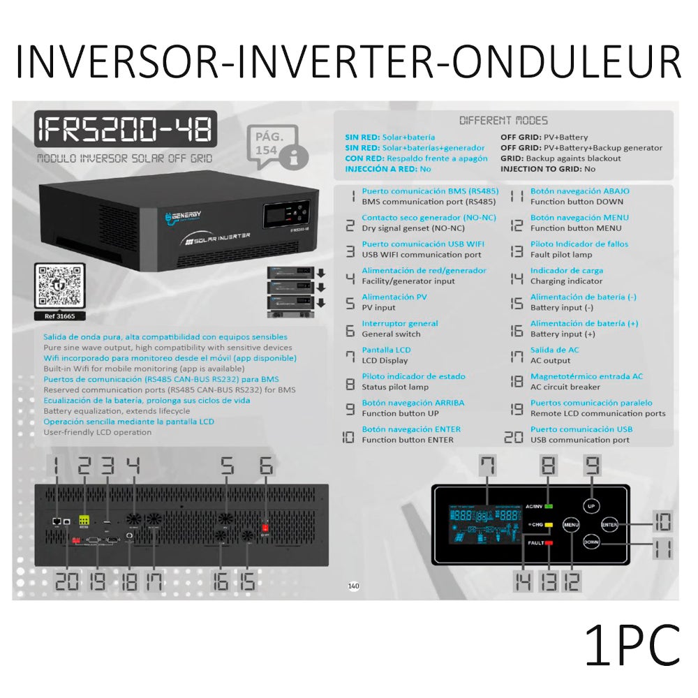 KIT SOLAR ISOLADO ESCALÁVEL E EMPILHÁVEL GZE10252 - 3