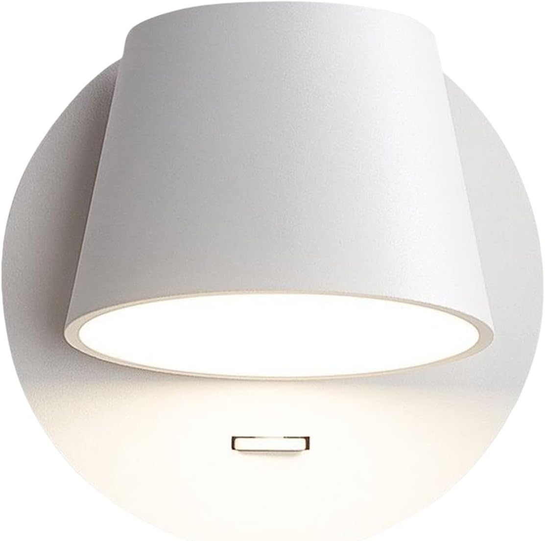 Lampa ścienna LED 5W z możliwością swobodnego obrotu o 350°, ciepła biała lampka do czytania, kinkiety do czytania, kinkiet z włącznikiem