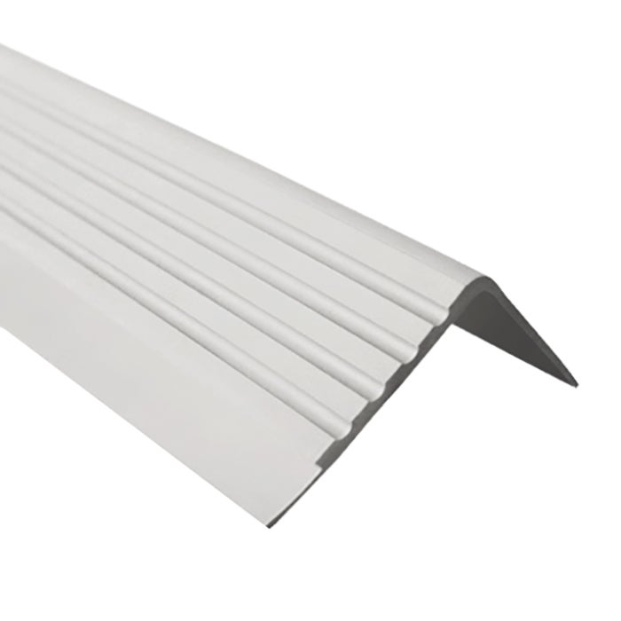 Nez De Marche Antidérapant Quest – 40x25 Mm, PVC Transparent, Bande Autocollante 80 Cm, Sécurité Escalier