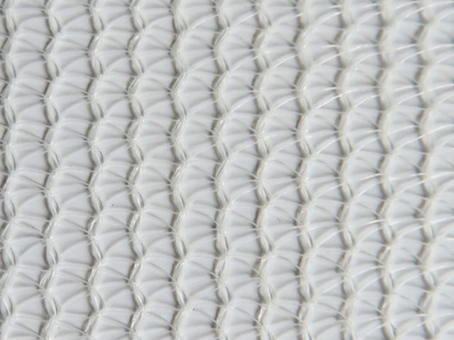 Filet échafaudage 50g/m² - Léger - Mailles triangulaires Blanc 2,07m x 10m Boutonnières côtés