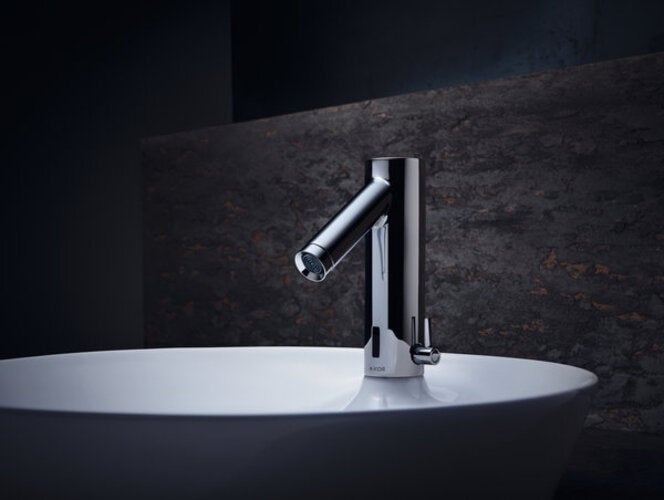hansgrohe mitigeur électronique de lavabo avec régulation de température Fonctionnement sur batterie, 10101990, Farbe: Polished Gold Optic - 4