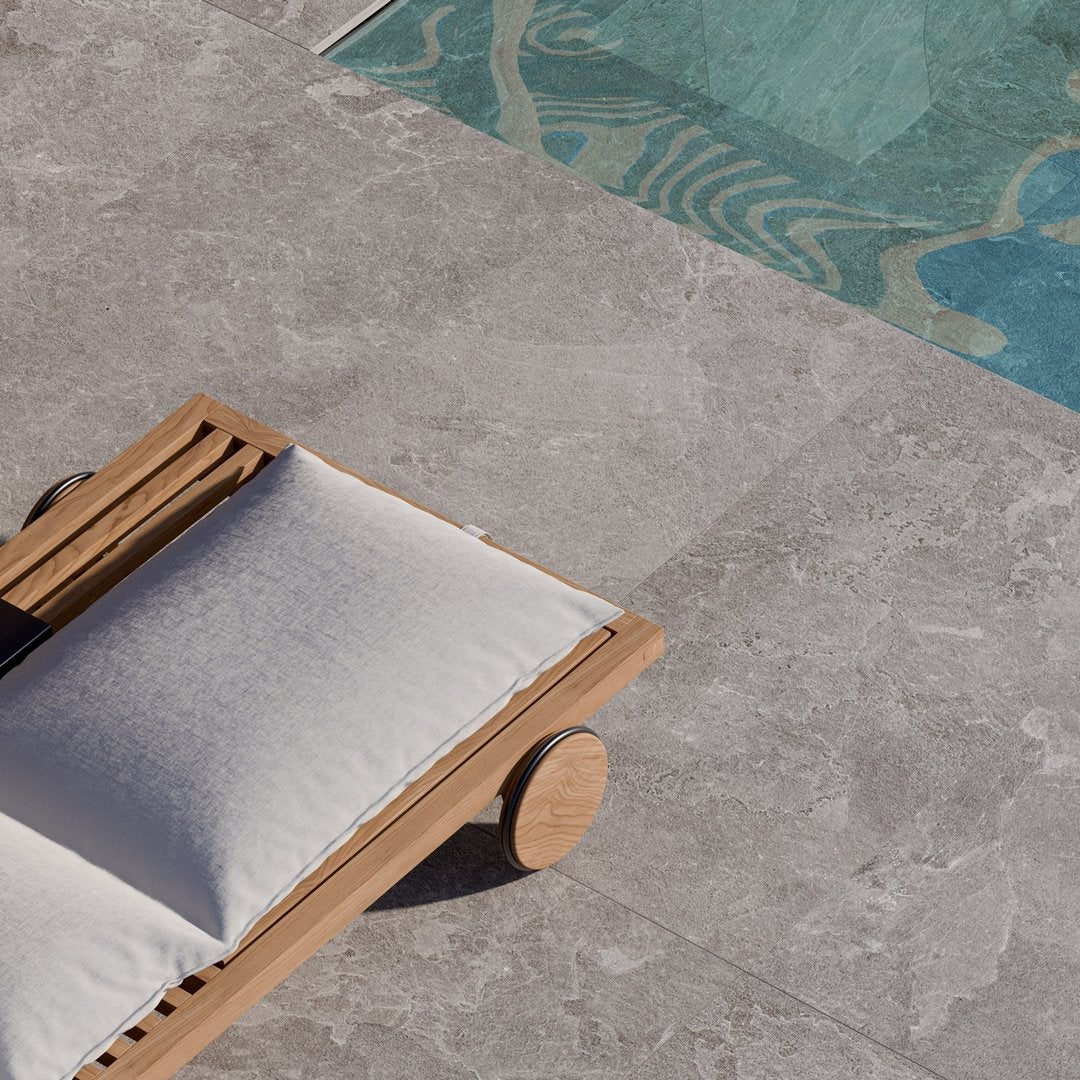 Pietra Portofino Cenere 20 mm Outdoor - Piastrelle 60x120x2 cm 20 mm - MPL 5002 60x120 MATT R11 20 mm - 4