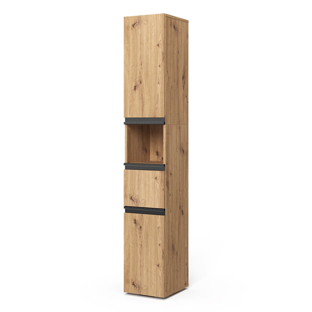 Vicco Szafka łazienkowa Torren, Rzemieślnik, 30 x 181 cm z 2 drzwiami