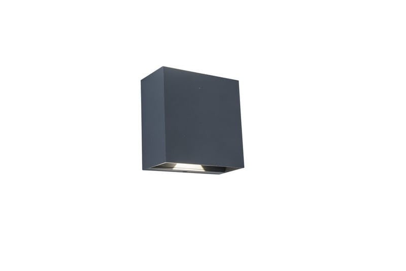 Kinkiet zewnętrzny GEMINI LED 10W Neutralna biel 400lm antracyt wym: 11x11x5,4 cm IP54 Lutec