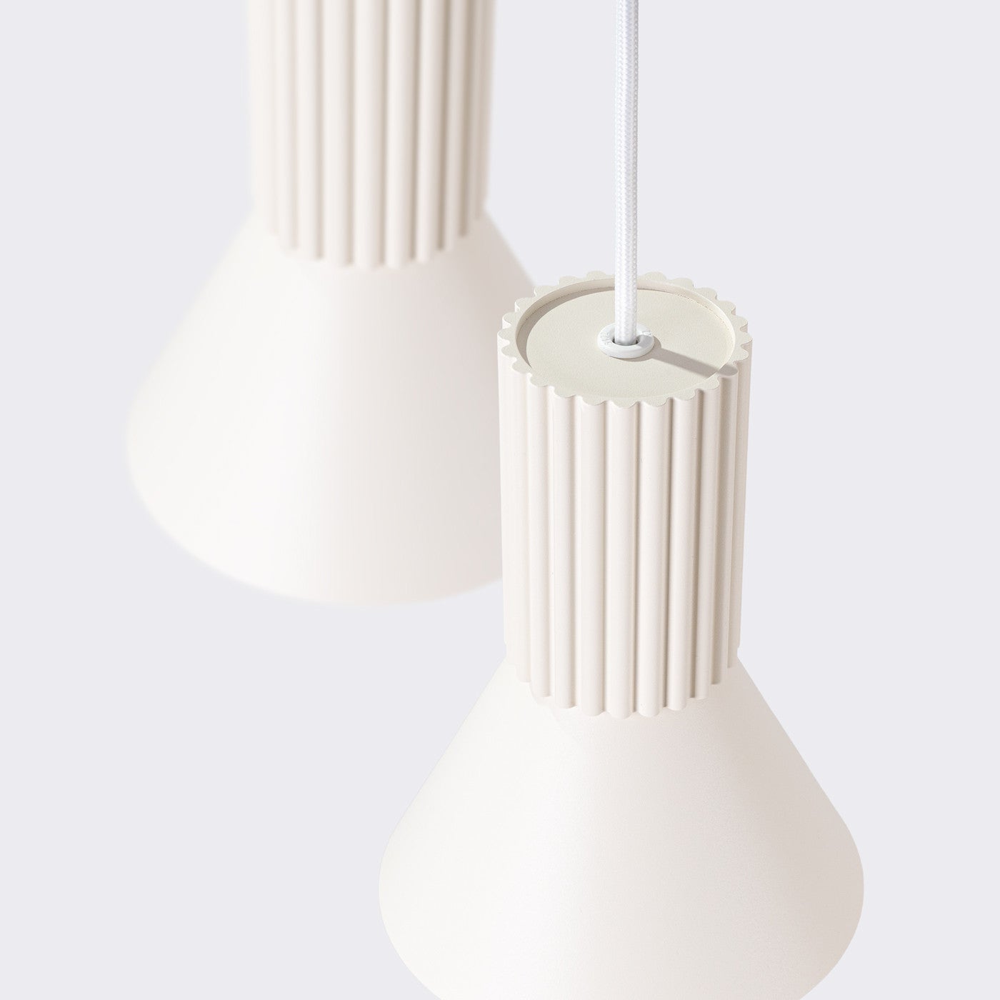 Lampa sufitowa ryflowana ESTRIA beżowa 3xE14x15W metal wym:120x30x30cm IP20 Sollux Lighting - 7