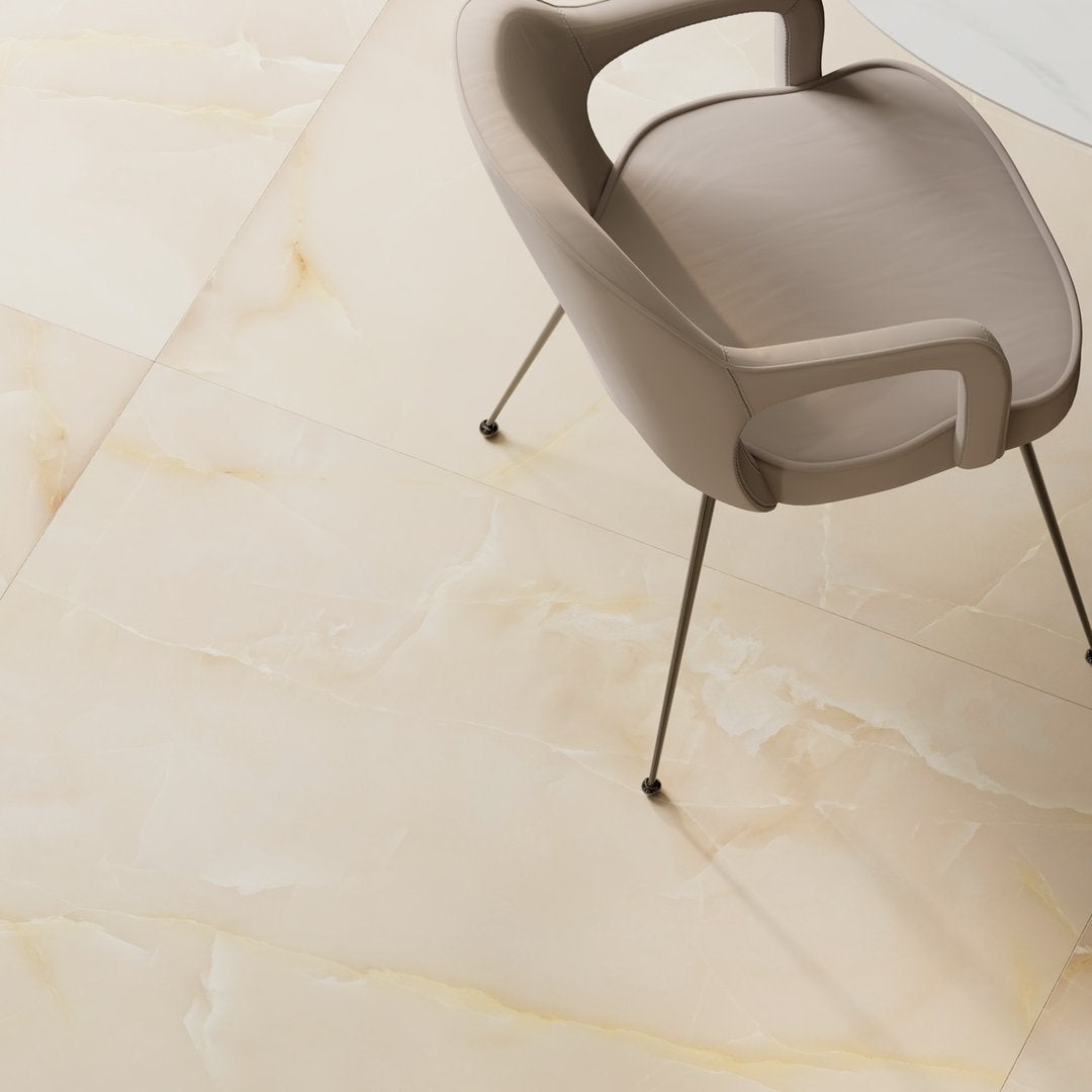 Charme Beige - Marmo Onice Lucido - Piastrelle 60x120 cm 10 mm - MAO 5001 60x120 GLOSSY 10 mm - 4