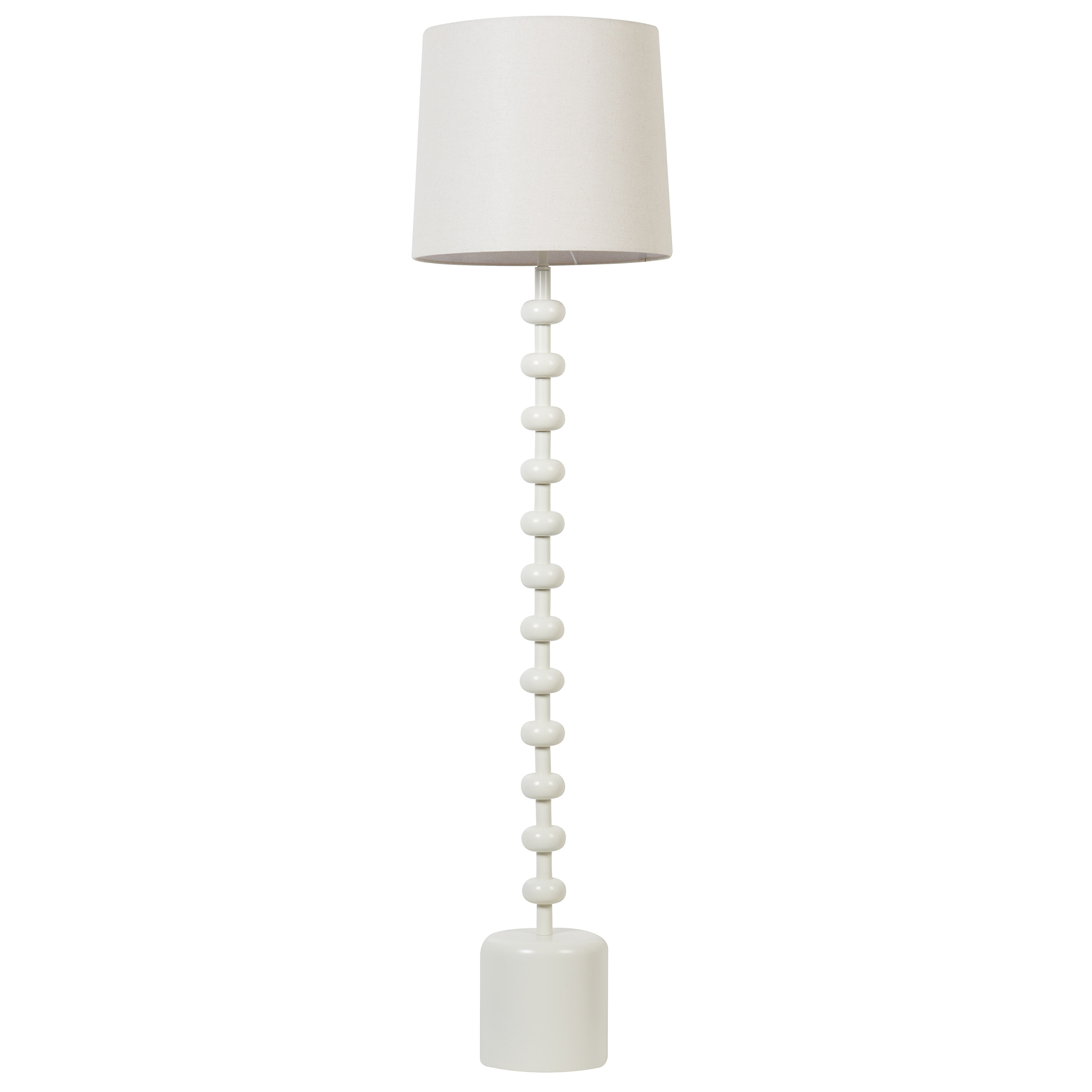 Beliani Lámpara De Pie Krios Metal Blanco , Leroy Merlin