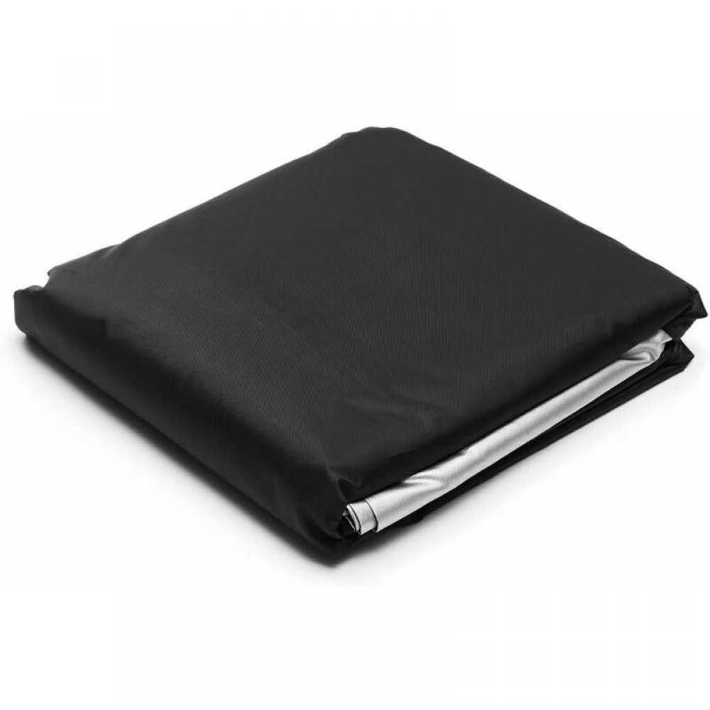 Wodoodporny i pyłoszczelny pokrowiec, pokrowiec ochronny na stoły, krzesła i meble ogrodowe (czarny, 220 x 220 x 85)
