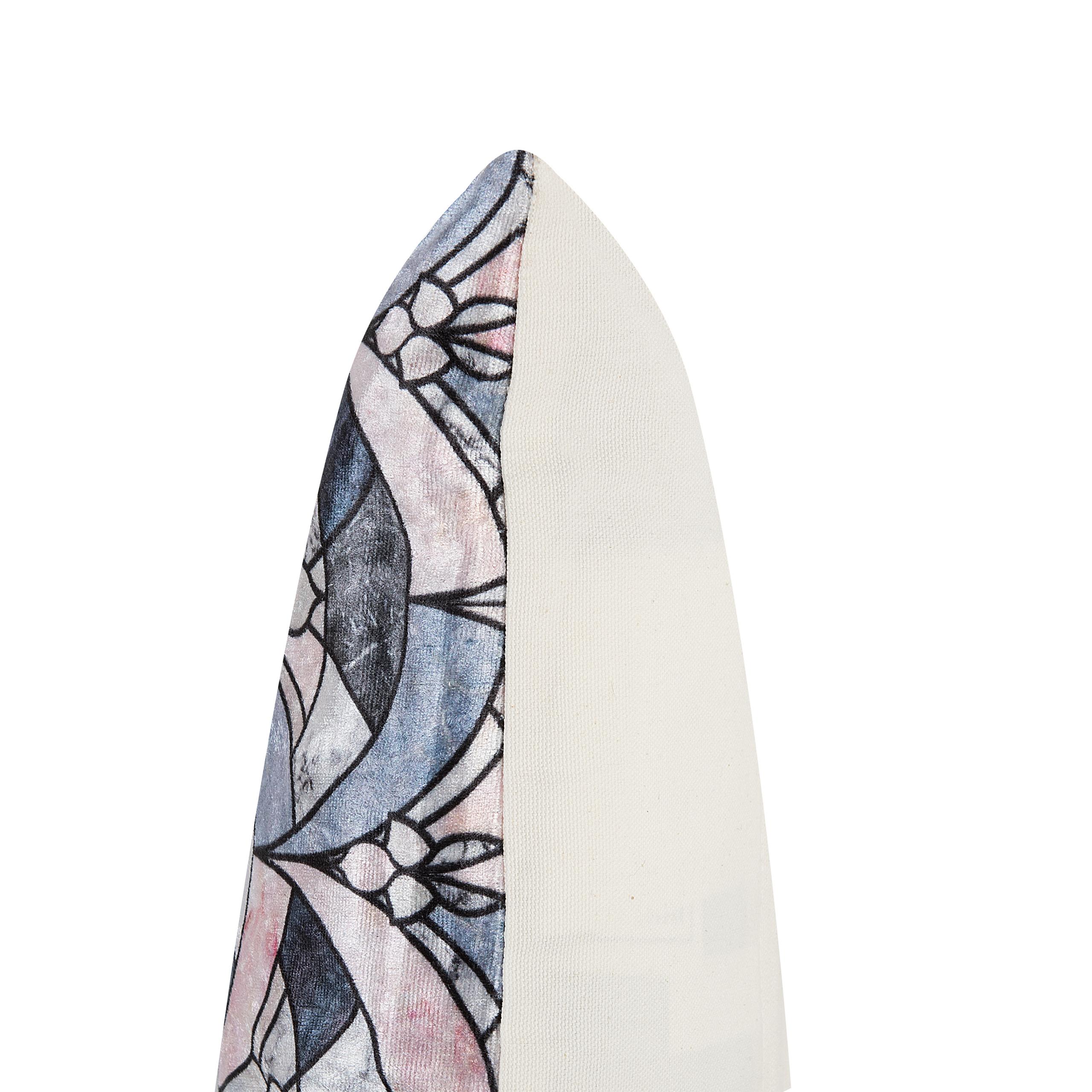 Cuscino decorativo KOODAL 45 x 45 cm Multicolore Trama geometrica - 6