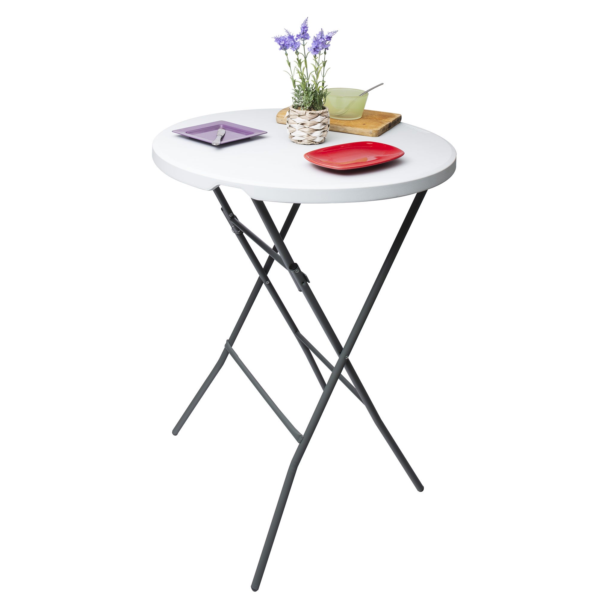 Table mange debout pliante WERKA PRO Ø80 x 110cm - 4