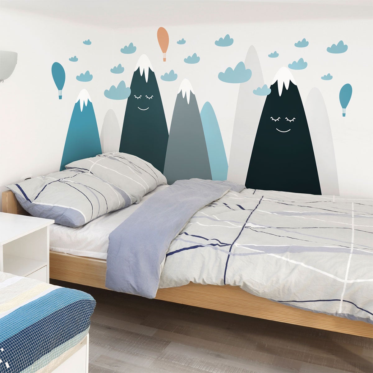 Adesivo bambino di montagna scandinavo juliska - Sticker adesivo - adesivi murali - 80x120cm - 3