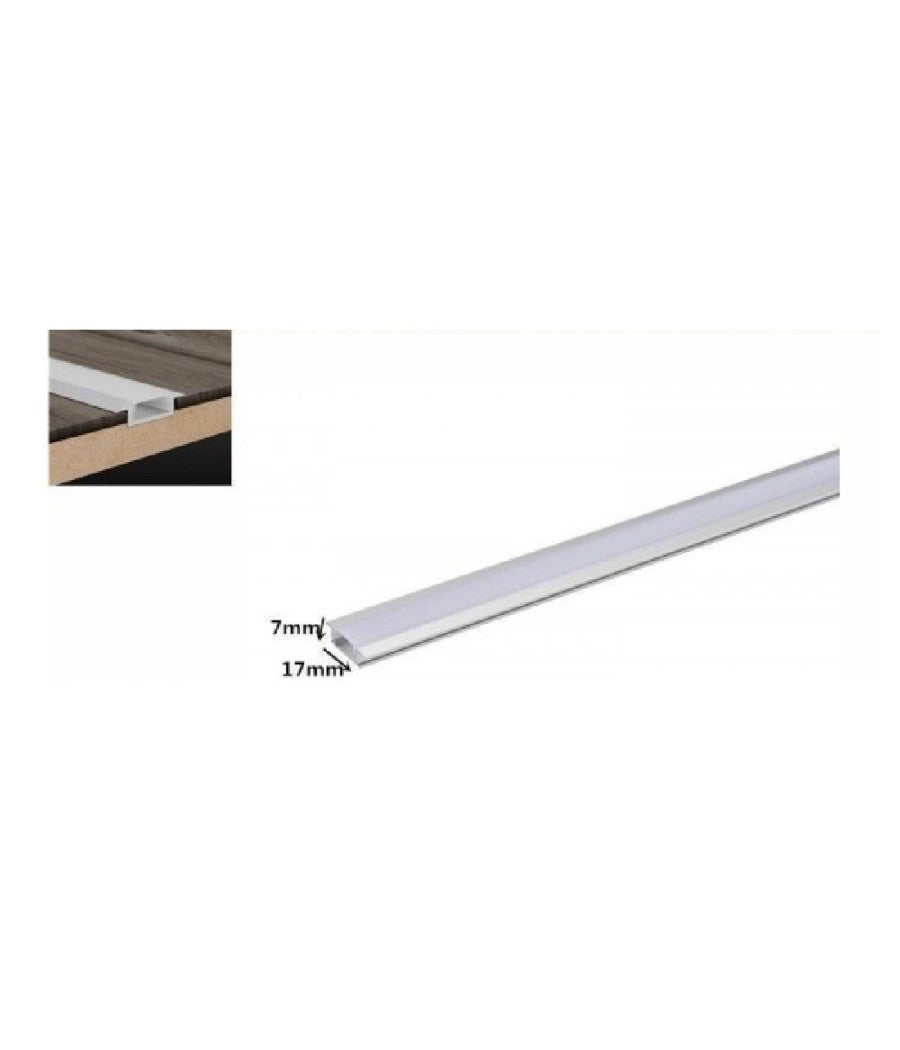 KOSOOM Profilo LED In Alluminio 6x2 Metri (totale 12 M) Con Coperchio Opaco PC - Dimensioni 28x10mm Per Strisce Larghe Fino A 20,2 Mm