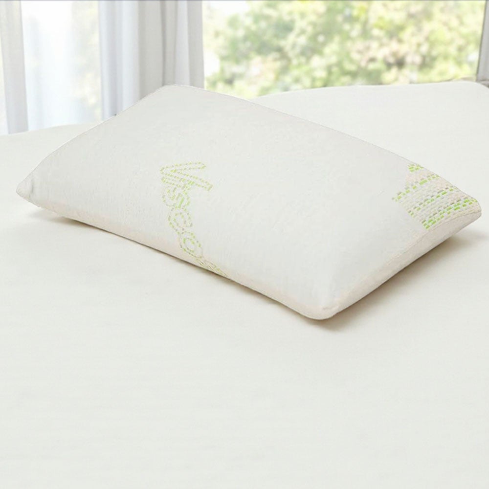 Oreiller de voyage mémoire de forme 45x25 cm Huiles essentielles de soja - 5