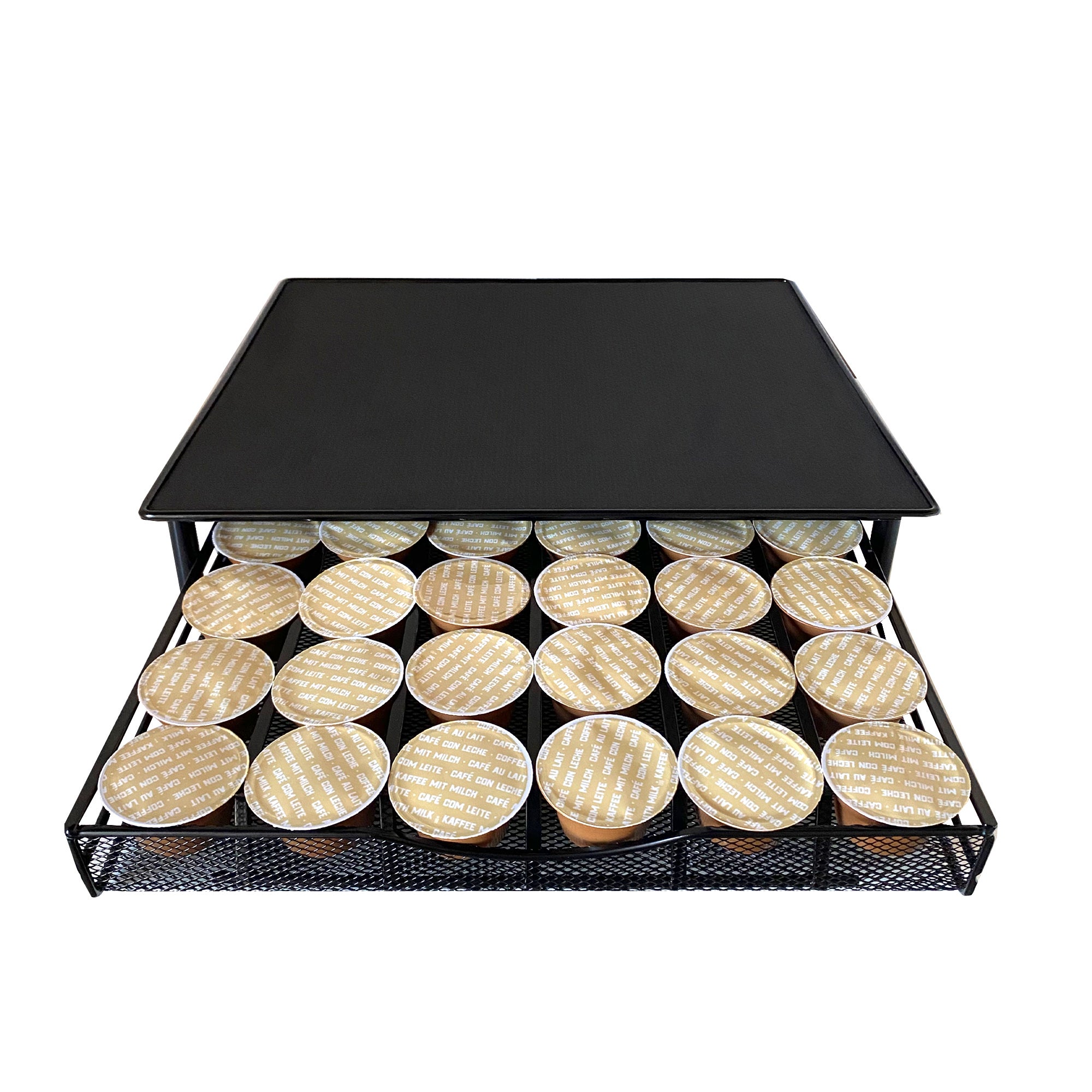 Soporte Organizador Cápsulas Dolce Gusto | Nyana Home | Capacidad 36 Capsulas | Cubierta Metálica | Soporte Metálico | Bandeja Mallada - 3