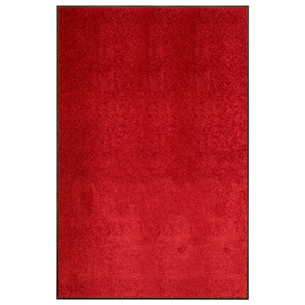 Wycieraczka z możliwością prania, czerwona, 120 x 180 cm vidaXL