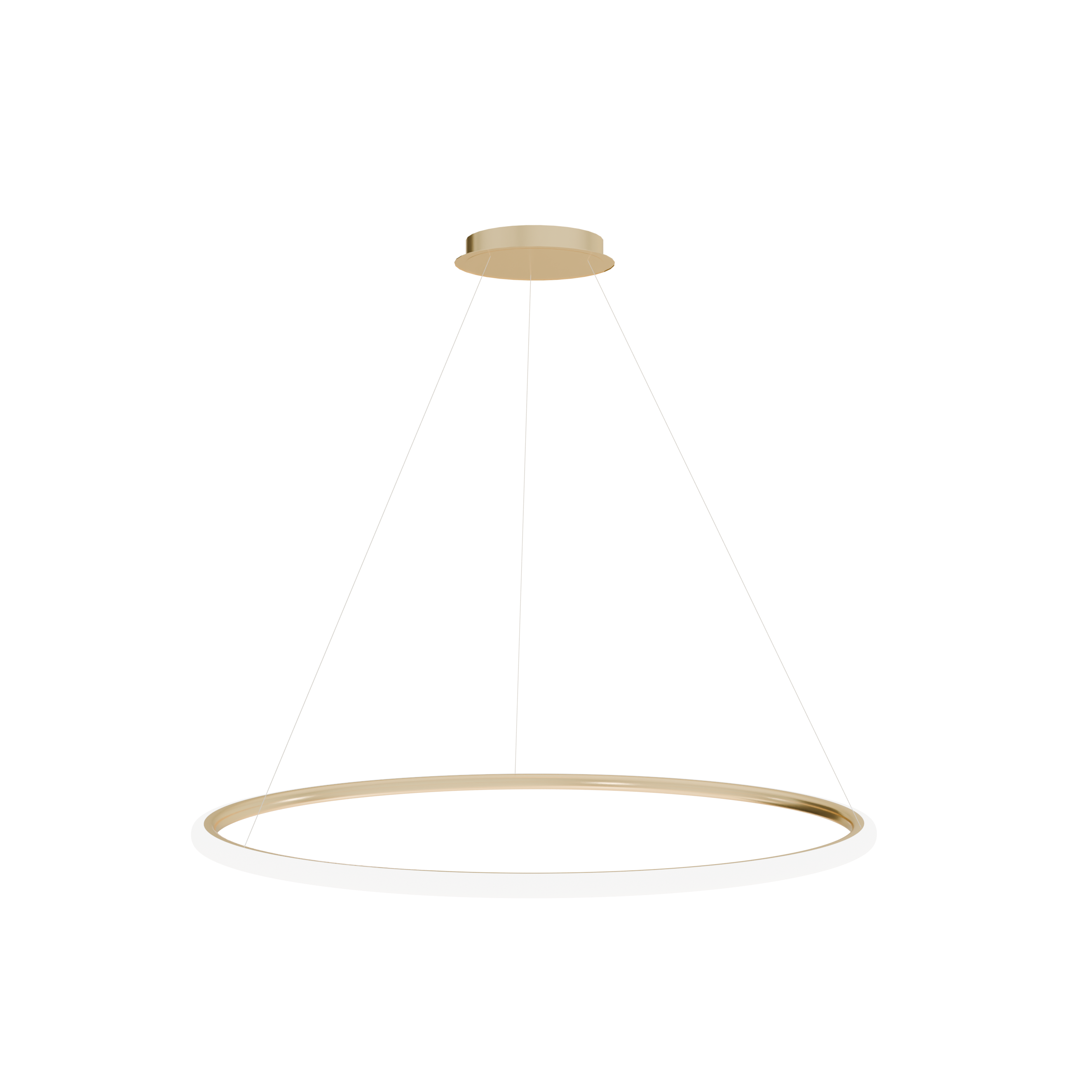 Lampa Sufitowa Wisząca Toolight Lhj001-Cp 40 Cm Gold Złoty 40Cm