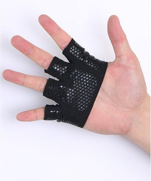 Poignées Antidérapantes En Silicone Pour Sport - Protection Des Paumes - Sans Doigts - Unisexe