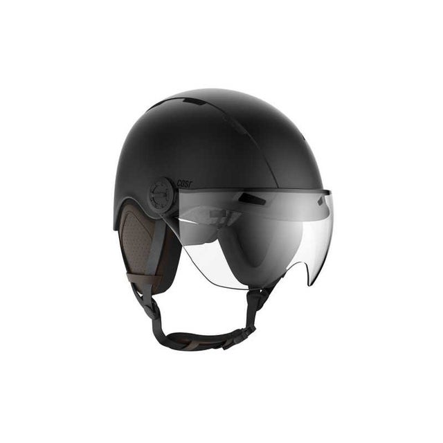 Casque velo urbain CASR visiere pivotante noir taille M