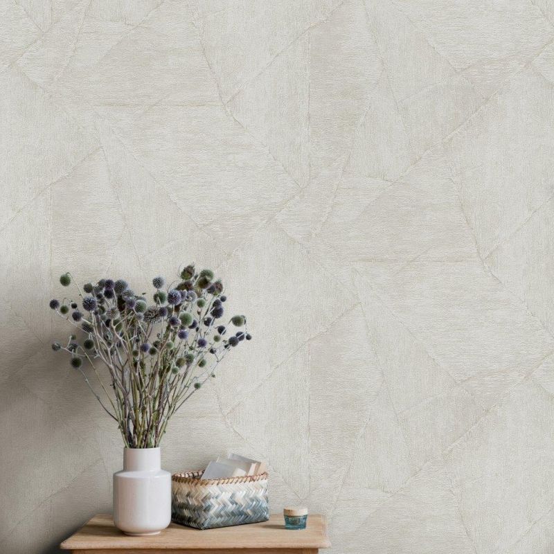 Papier peint à texture beige - 53 cm x 10.05 m - Erismann | Leroy Merlin