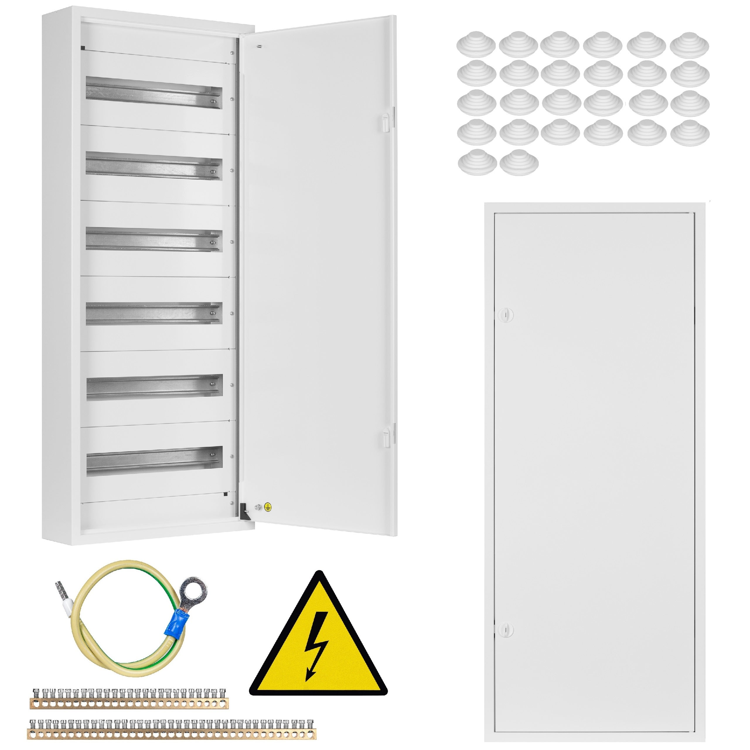 Rozdzielnica Natynkowa Skrzynka Elektryczna Obudowa 6x18 Mod 1055x436x130mm