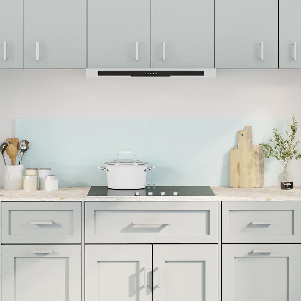 Vidaxl Salpicaderos De Cocina 2 Uds Vidrio Templado 80X60 Cm Blanco , Leroy Merlin