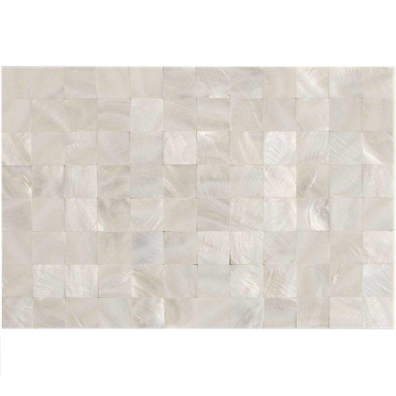 Mozaika z Masy Perłowej na Siatce – 30x30 cm – 2 mm – 1 szt.