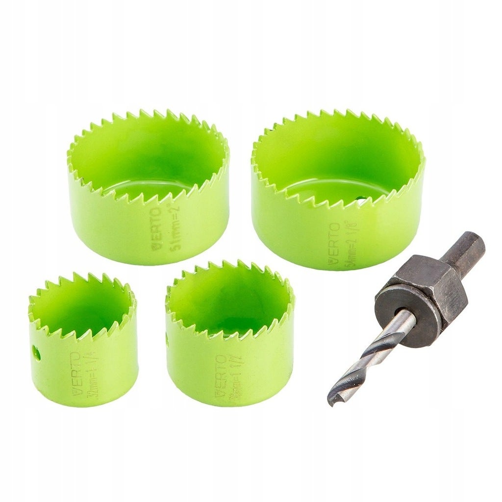 Otwornice zestaw 32-54mm 5 el. do drewna aluminium kompozytu 60H953 VERTO - 3