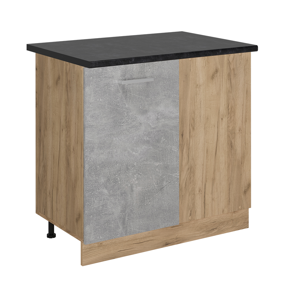 Vicco Szafka narożna R-Line, Beton, 86 cm , BP Antracyt