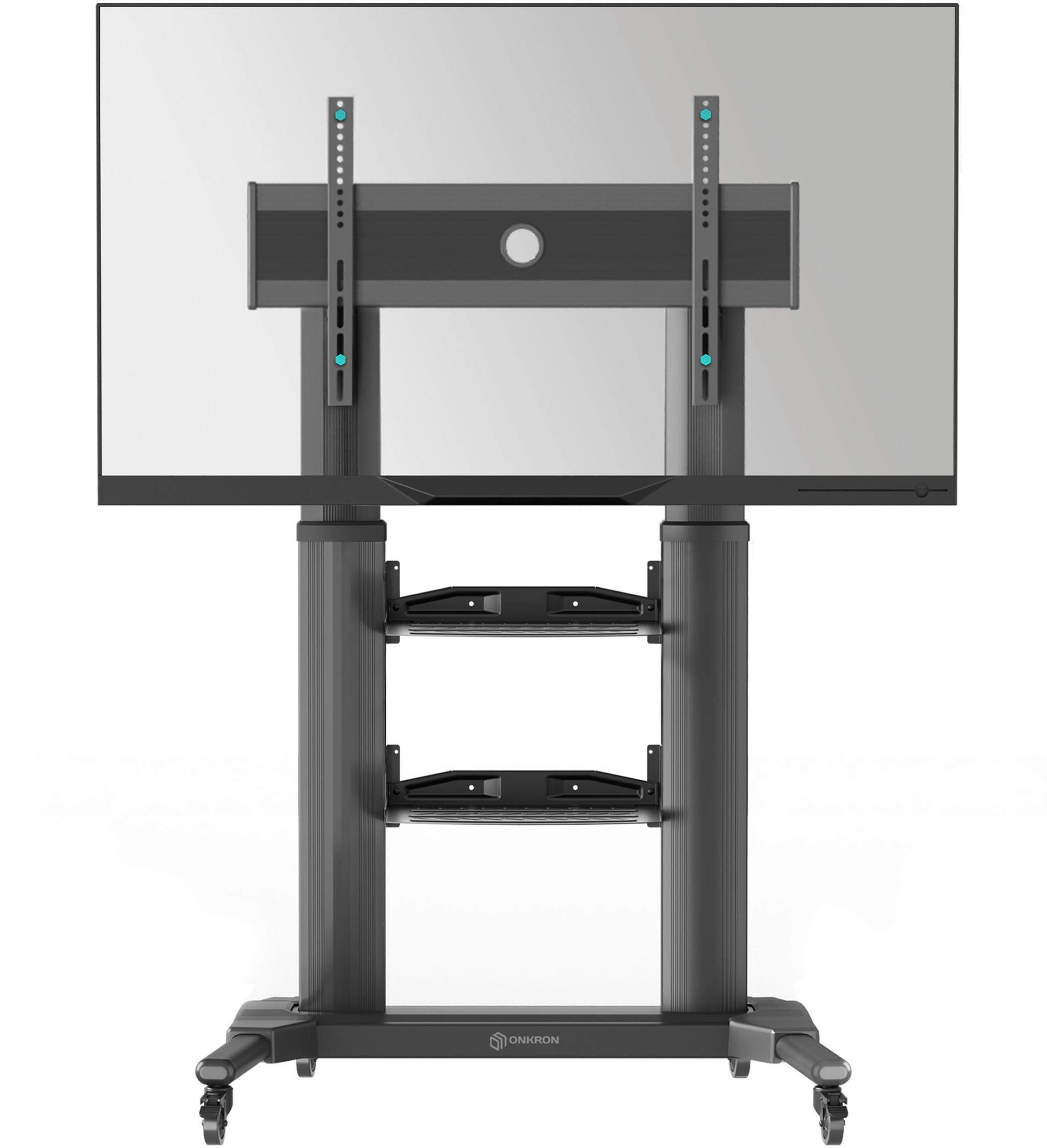 Monitor Halterung Höhenverstellbar | VESA Tischständer Bis 34 Zoll | Schwenkbar Und Drehbar Mit Kabelmanagement