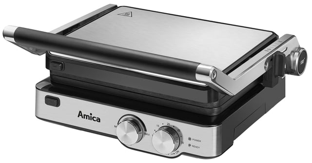 Amica GK4011 barbecue/grill da esterno da tavolo elettrico nero, acciaio inox 2000 W