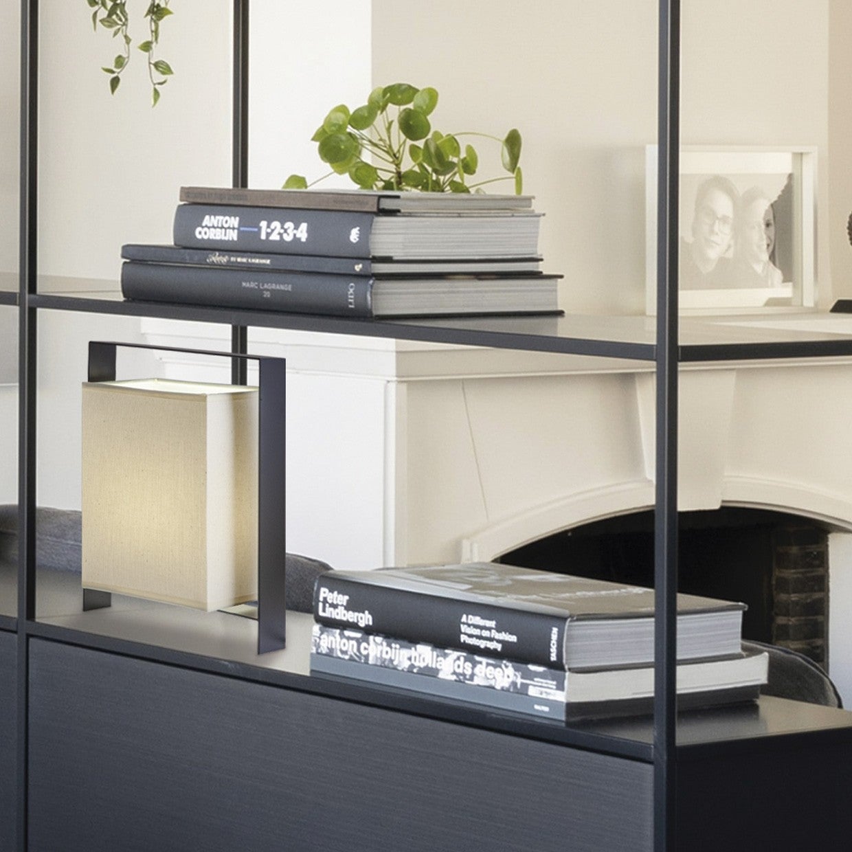 Lámpara de sobremesa hank coton crudo