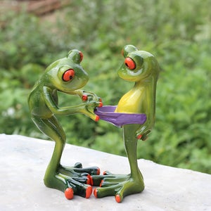 Acheter Grenouille en bois recyclé sur Majo Madera Créations